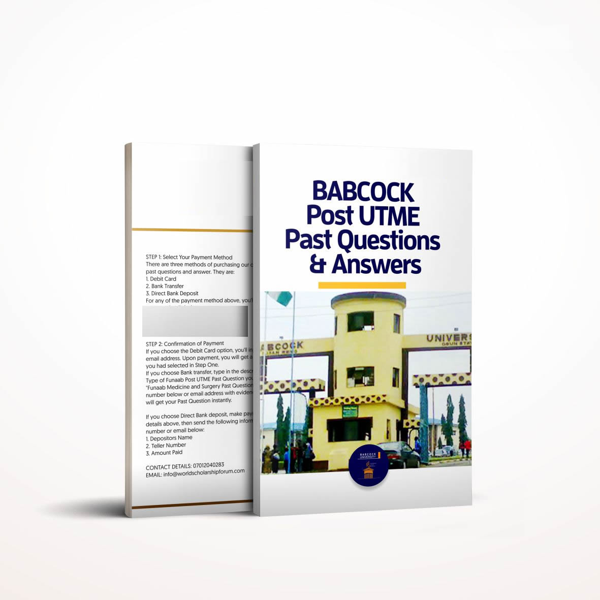 BABCOCK Uni post utme past questions and answers - Pdf